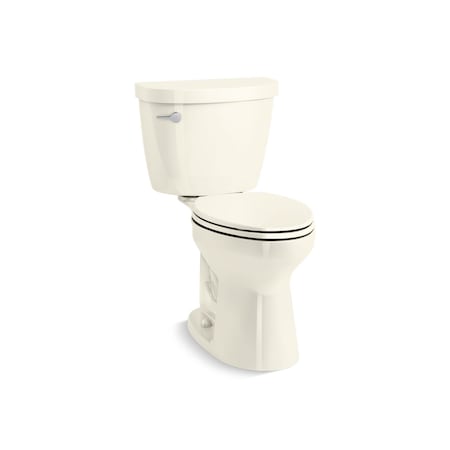 Kohler Toilet, Gravity Flush, Floor Mounted Mount, Elongated, Biscuit 31621-96
